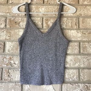 XS, grey tank top from American Eagle.